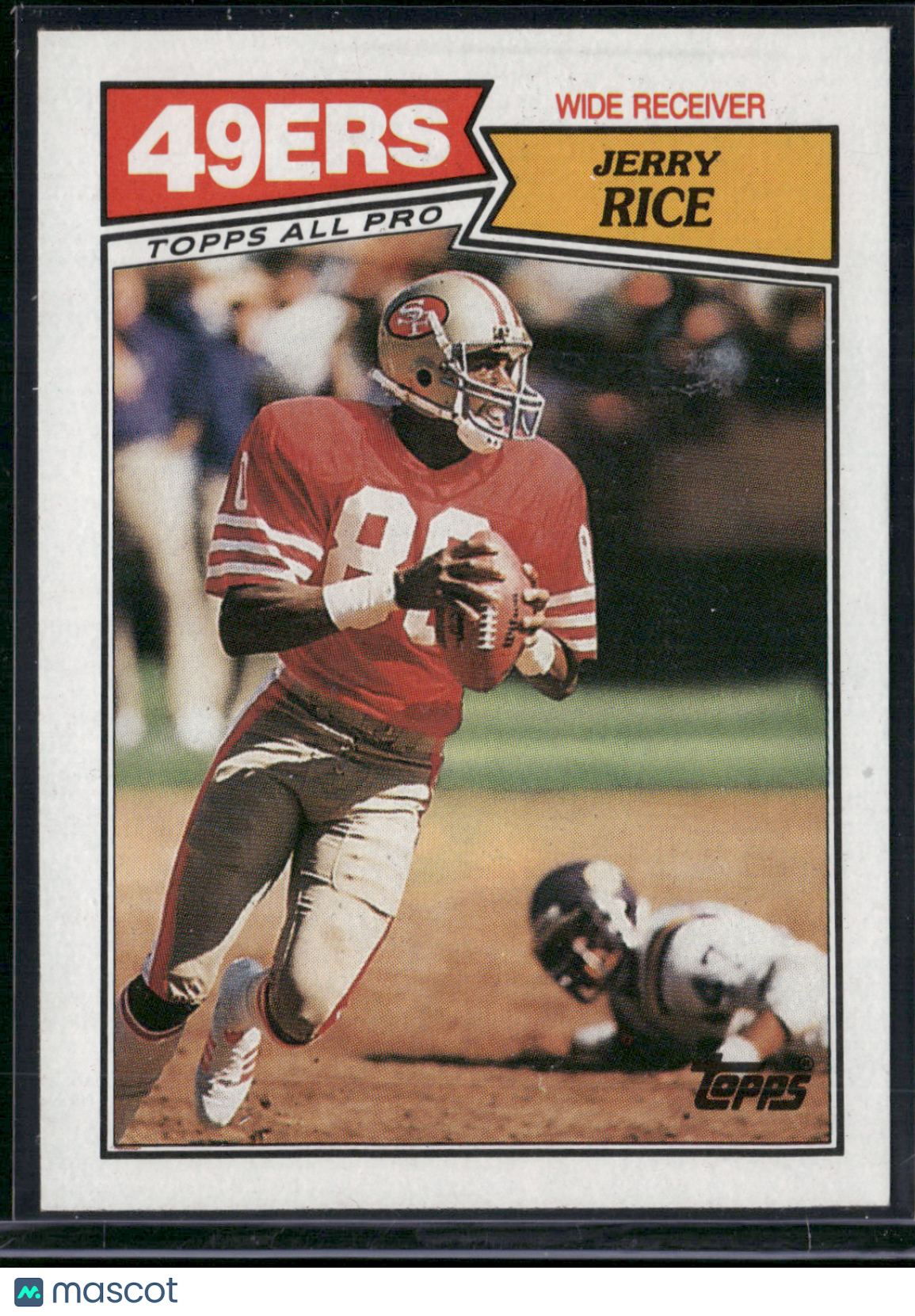 1987 Topps Football JERRY RICE #115