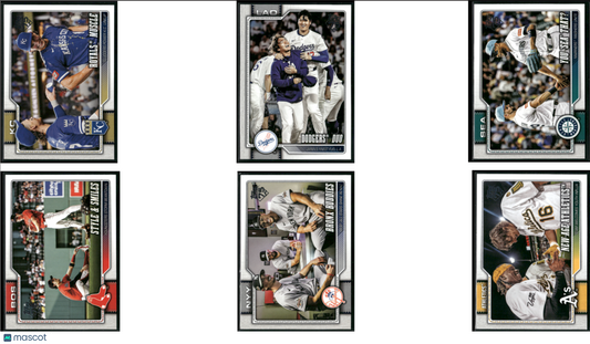 2026 Topps TEAM CARDS 6 ~ CARDLOT Royals/Athletics (NM)