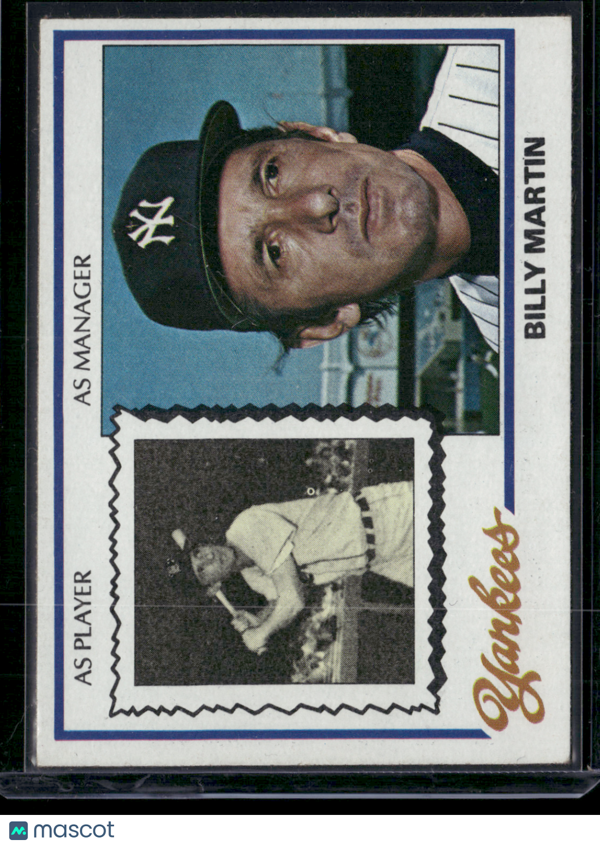 1978 Topps BILLY MARTIN #721 (EX-EX/MT)
