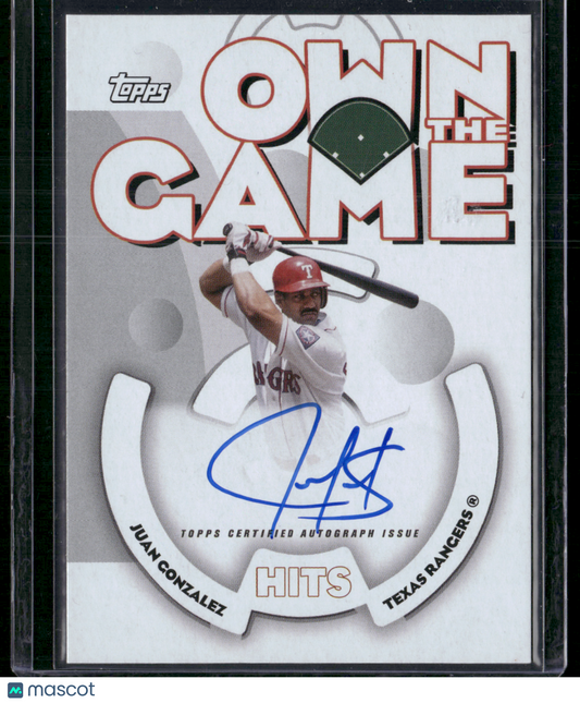 2024 Archives JUAN GONZALEZ #06OGA-JG Own The Game Auto