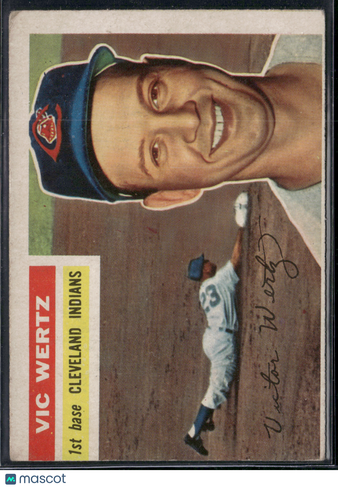 1956 Topps VIC WERTZ #300