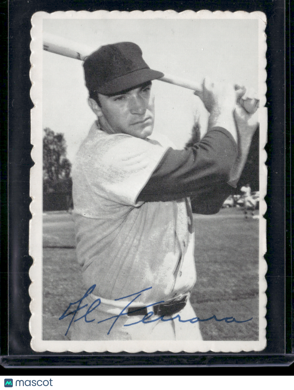 1969 Deckle AL FERRARA #30 Light Wrinkles on Back (VG)