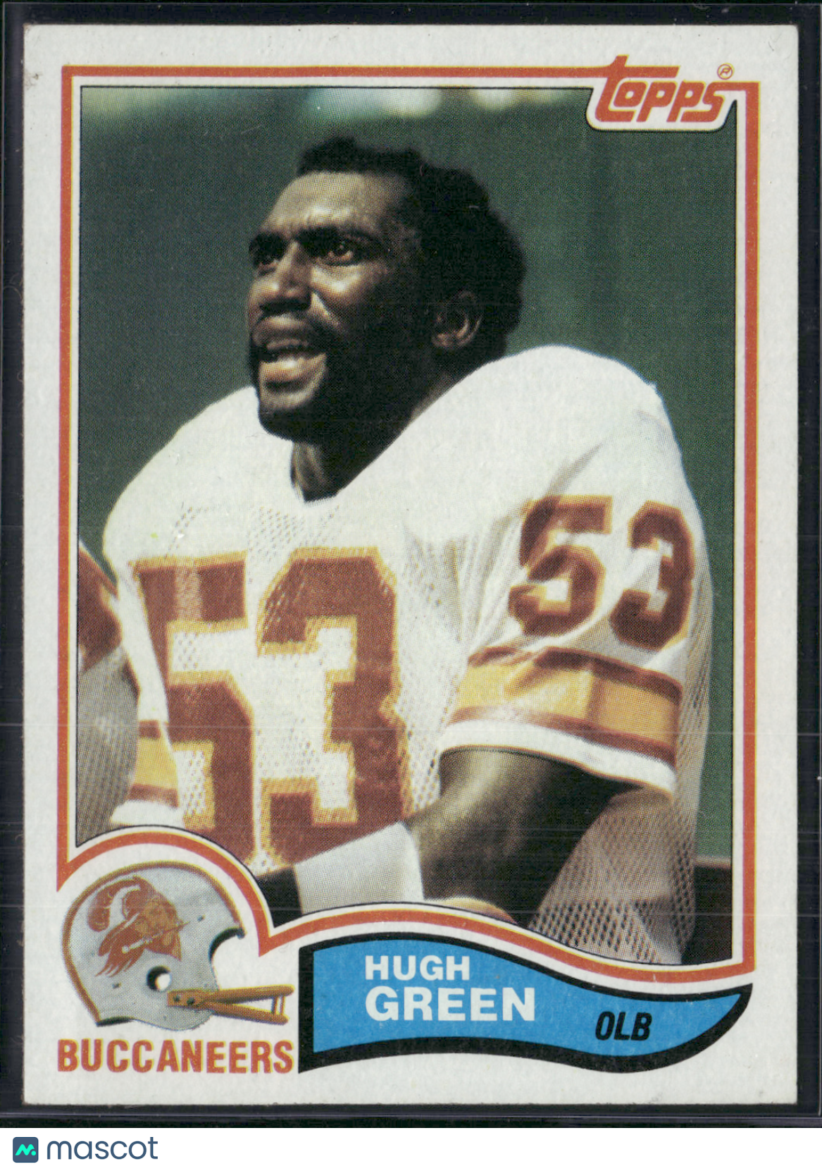 1982 Topps HUGH GREEN #500 Crease (VG/EX-EX)