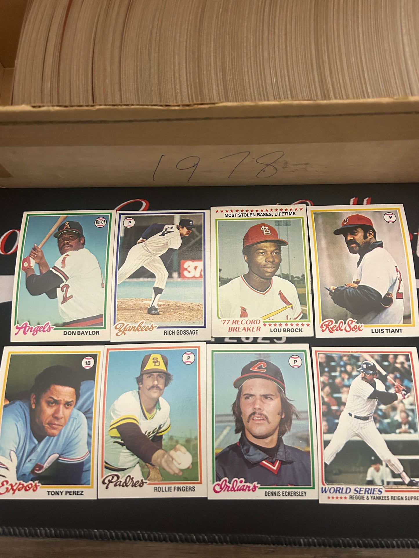 1978 Topps NEAR COMPLETE SET 628/726 (EX-EX/MT)
