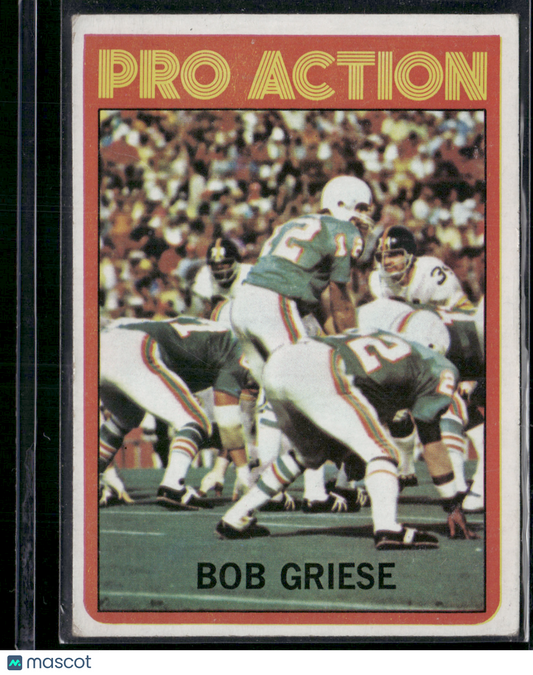 1972 Topps BOB GRIESE #132 Pro Action