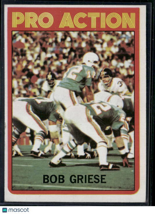 1972 Topps BOB GRIESE #132 Pro Action (VG)