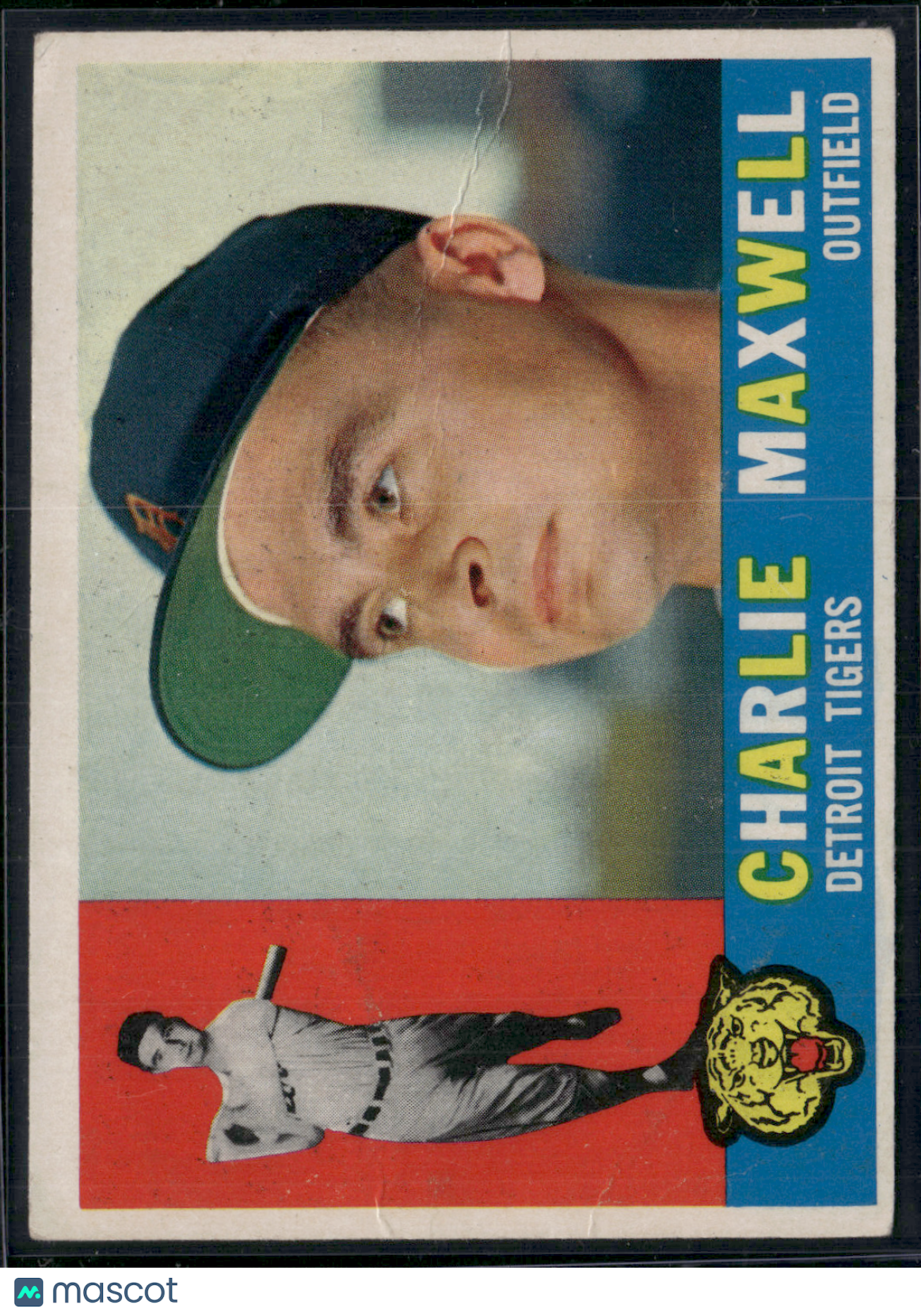 1960 Topps CHARLIE MAXWELL #443 Wrinkles (Good)