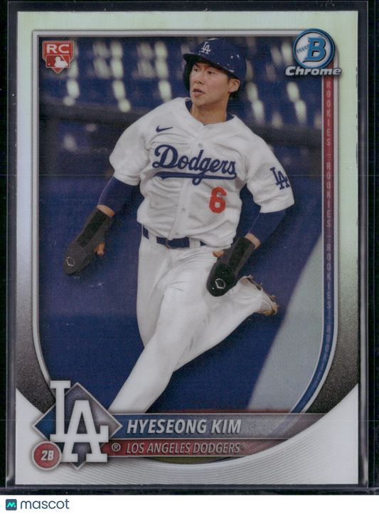 2025 Bowman HYESEONG KIM #91 Chrome RC ROOKIE RED SHIELD BUYBACK