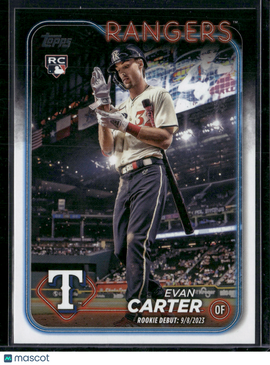 2024 Topps Update EVAN CARTER RC #US58 Rookie Debut