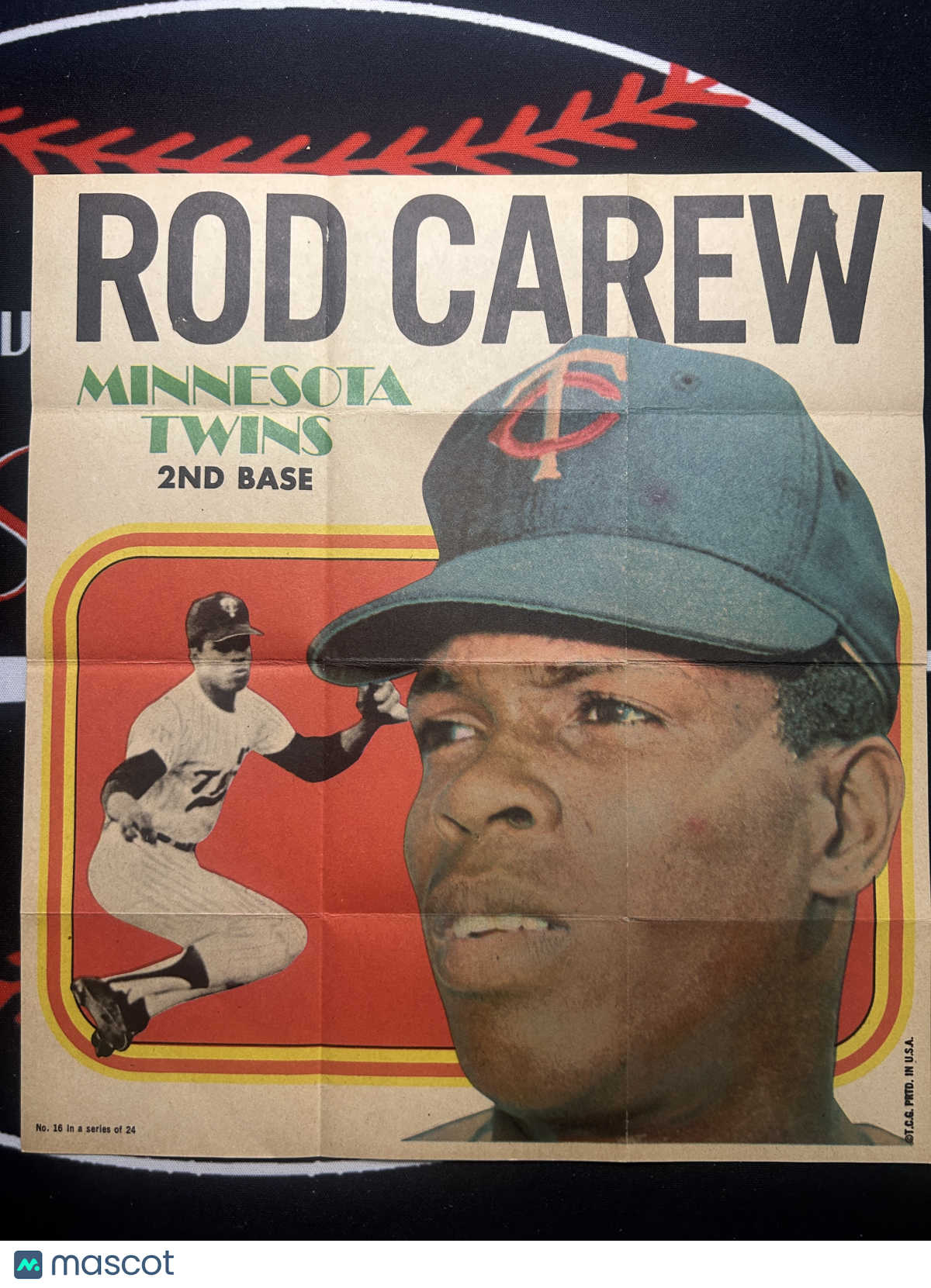 1970 Posters ROD CAREW #16 (EX)