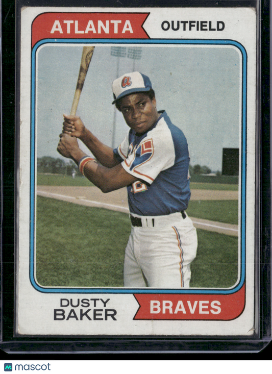 1974 Topps DUSTY BAKER #320 Light Wrinkles (VG)