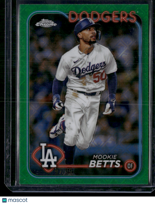 2024 Topps Chrome MOOKIE BETTS #296 LOGOFRACTOR 97/99