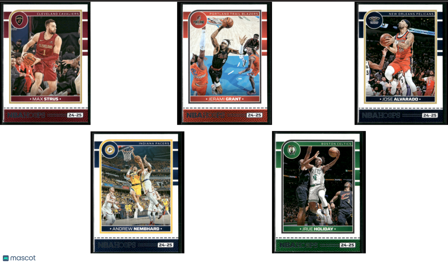 2024 NBA Hoops 5 ~ CARDLOT Max Strus/Jrue Holiday (NM)