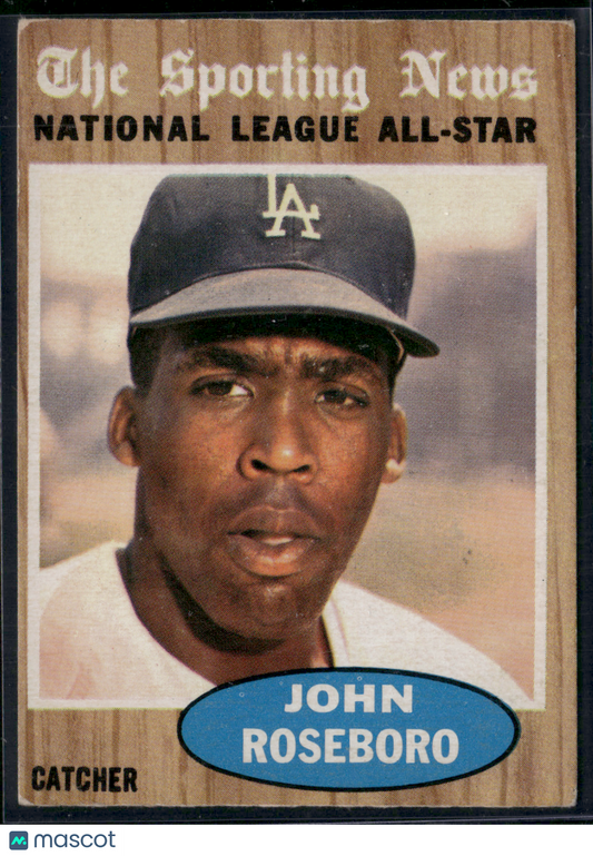 1962 Topps JOHN ROSEBORO #397 All Star (VG)