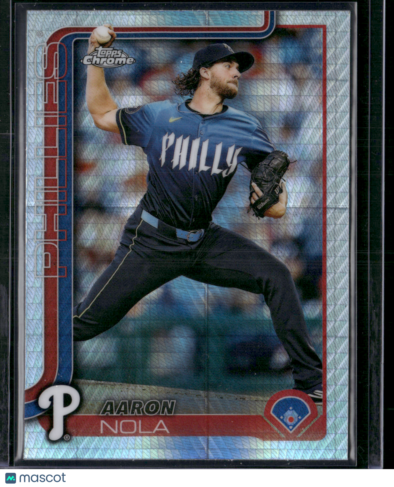 2025 Topps Chrome AARON NOLA #286 Geometric Refractor