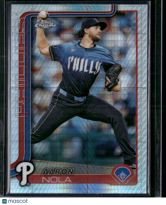 2025 Topps Chrome AARON NOLA #286 Geometric Refractor
