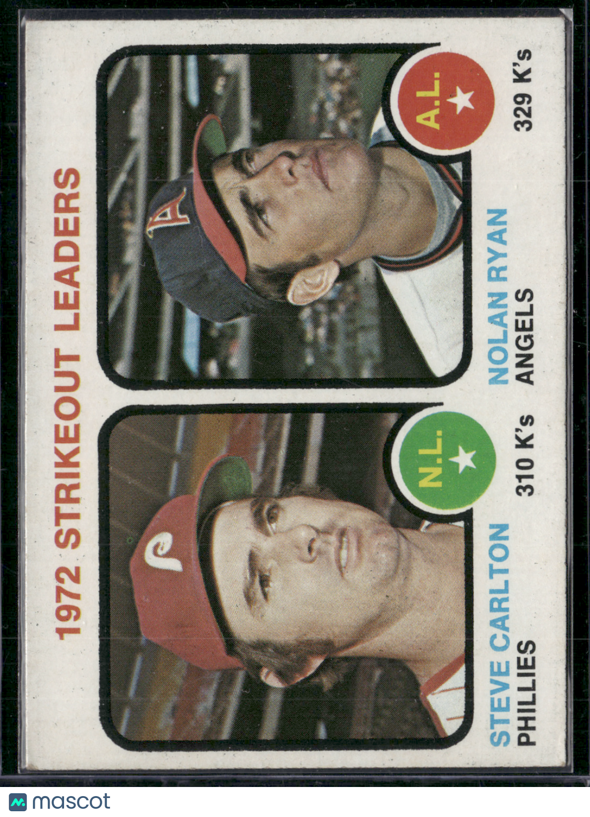 1973 Topps NOLAN RYAN/STEVE CARLTON #67 (VG-EX)