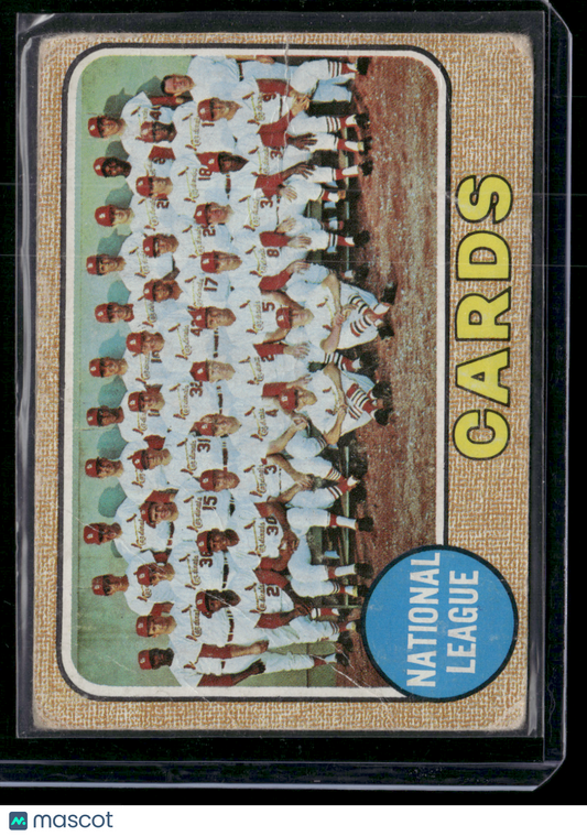 1968 Topps ST. LOUIS CARDINALS #497