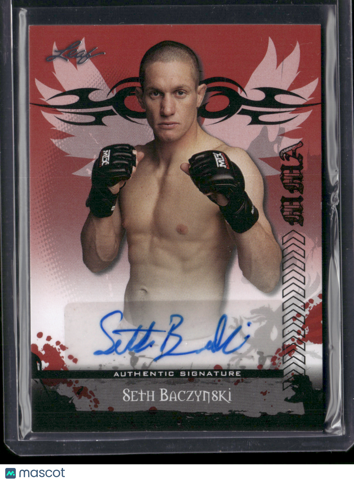 2010 MMA SETH BACZYNSKI #AU-SB1 Auto (NM)
