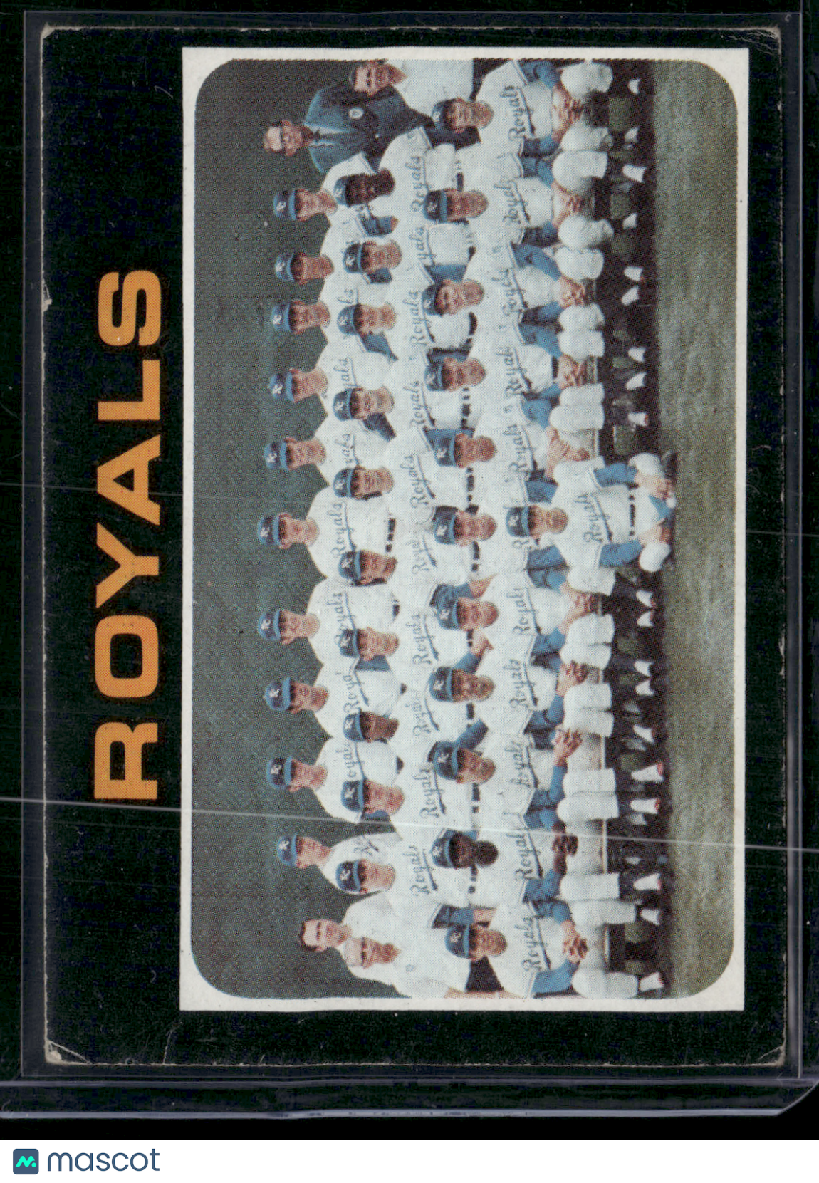1971 Topps KANSAS CITY ROYALS #742 Light Wrinkle (VG)