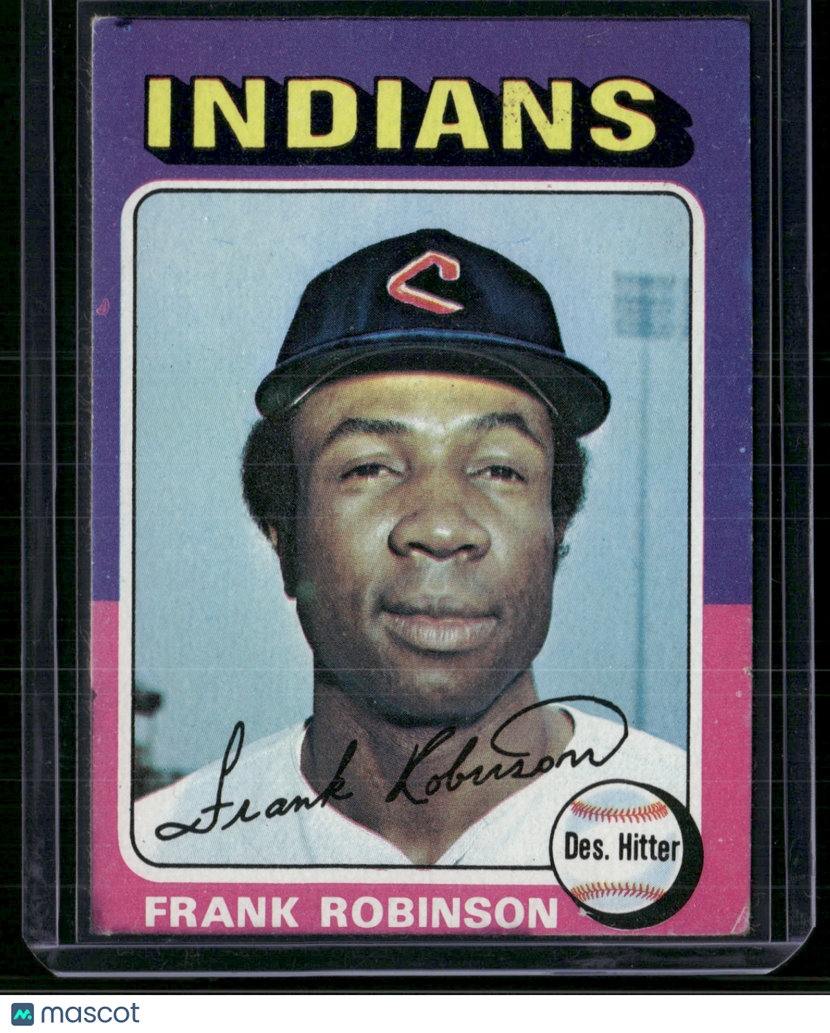 1975 Topps FRANK ROBINSON #580 Ink on Edges (VG/EX)