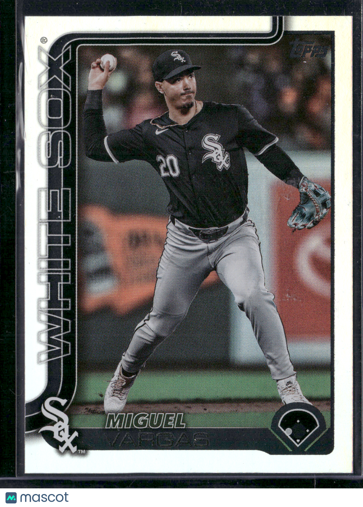 2025 Topps Series 1 MIGUEL VARGAS #190 Rainbow Foil