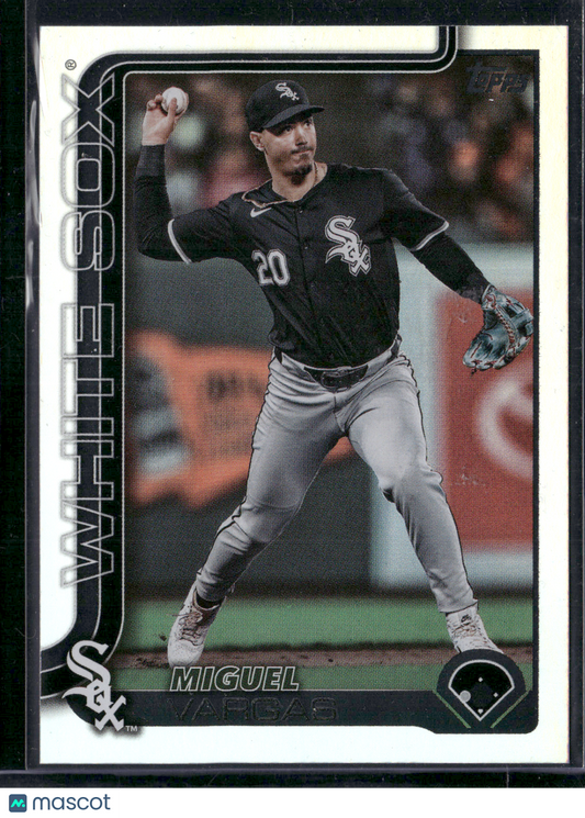 2025 Topps Series 1 MIGUEL VARGAS #190 Rainbow Foil