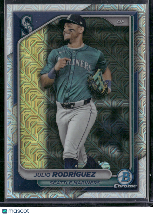 2024 Bowman JULIO RODRIGUEZ #95 Chrome Mega Pack