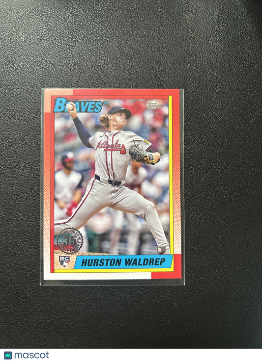 2025 Topps Series 1 HURSTON WALDREP #T90-18 1990 Rookie Card