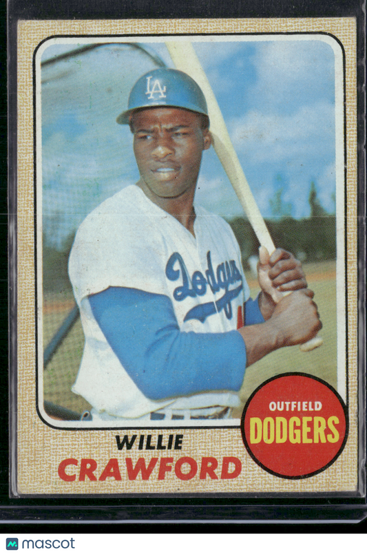 1968 Topps WILLIE CRAWFORD #417