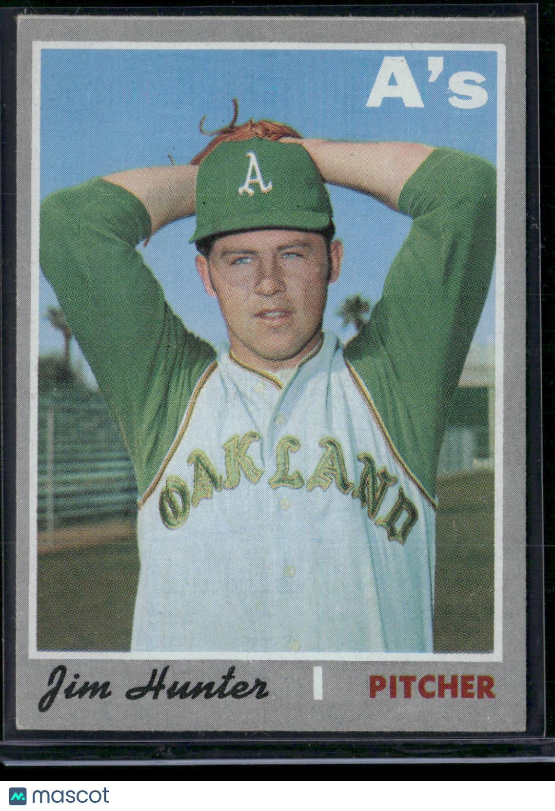 1970 Topps JIM "CATFISH" HUNTER #565 (VG/EX)