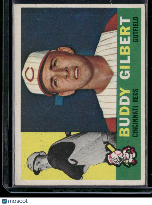 1960 Topps BUDDY GILBERT #359 Scratches Stain (Good)
