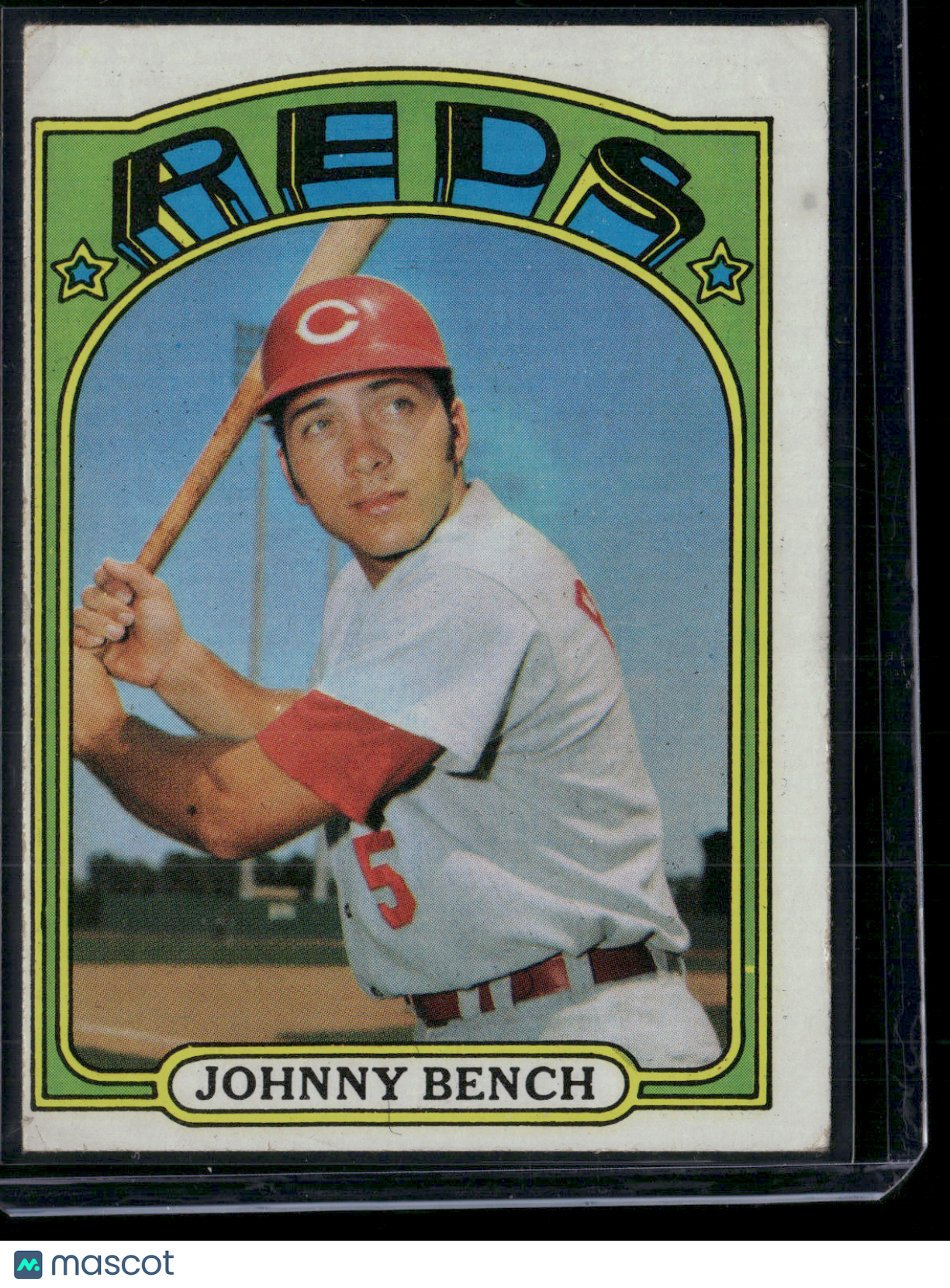 1972 Topps JOHNNY BENCH #433 Light Wrinkles on Back (VG)