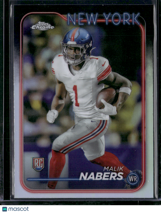 2024 Chrome MALIK NABERS #205 Rainbow Refractor Rookie RC (NM)