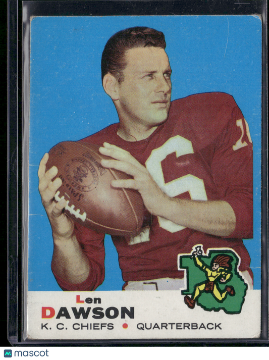 1969 Topps LEN DAWSON #20 Wrinkles Scratch (Good)
