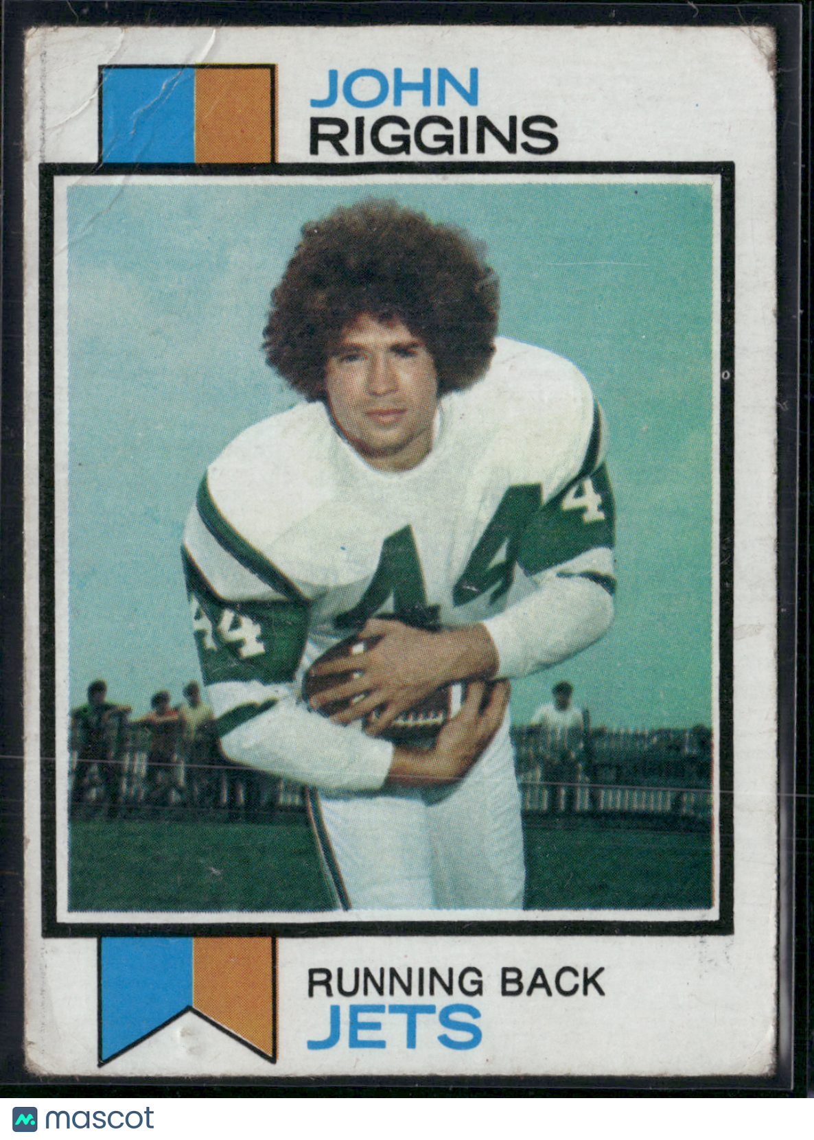 1973 Topps JOHN RIGGINS #245 Surface dents Wrinkles (Good)