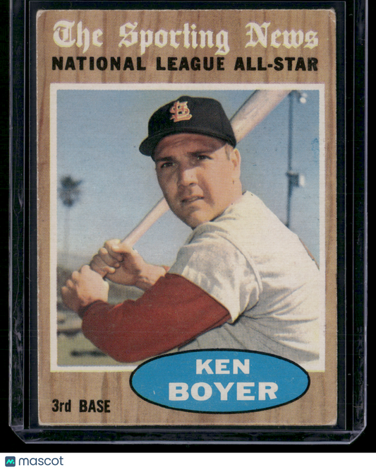 1962 Topps KEN BOYER #392 NL ALL STAR