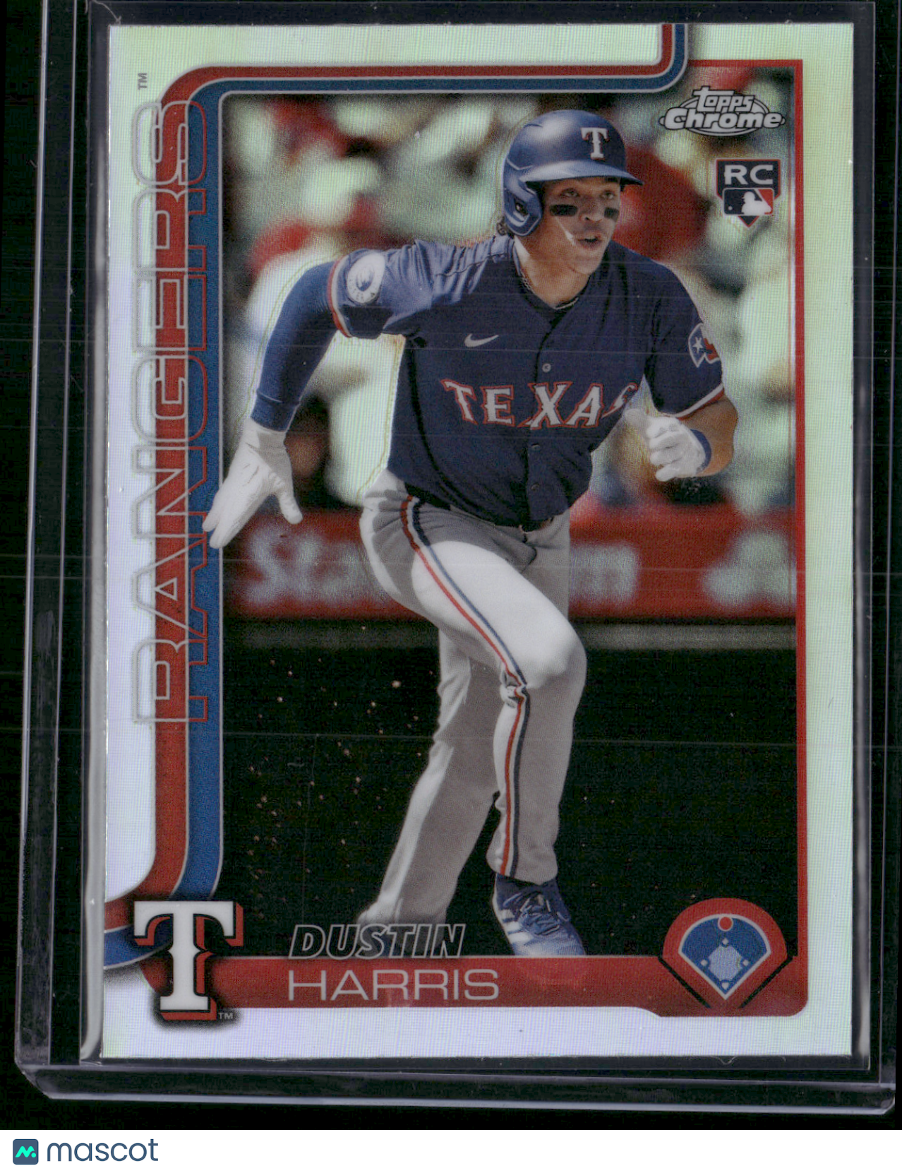 2025 Topps Chrome DUSTIN HARRIS #131 Rainbow Refractor Rookie RC