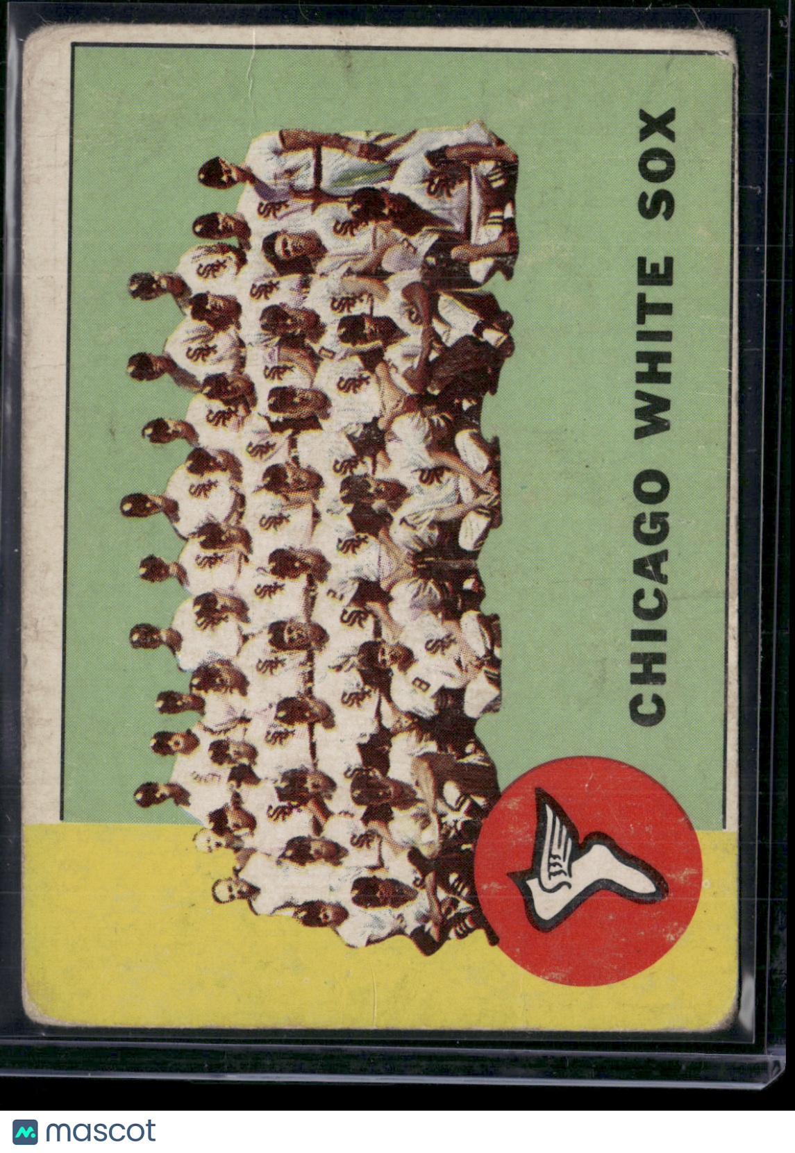 1963 Topps CHICAGO WHITE SOX #288 Wrinkling (Good)