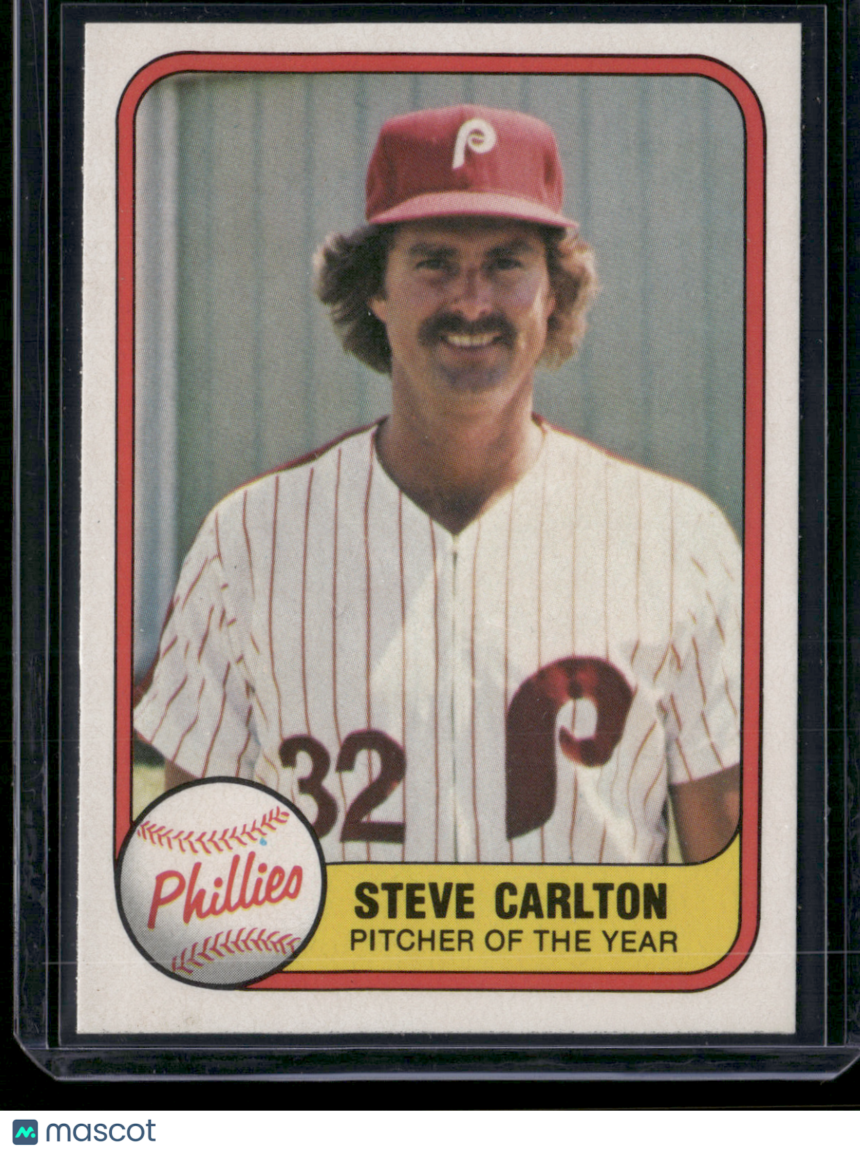 1981 Fleer STEVE CARLTON #6 Pitcher of the Year (NM)