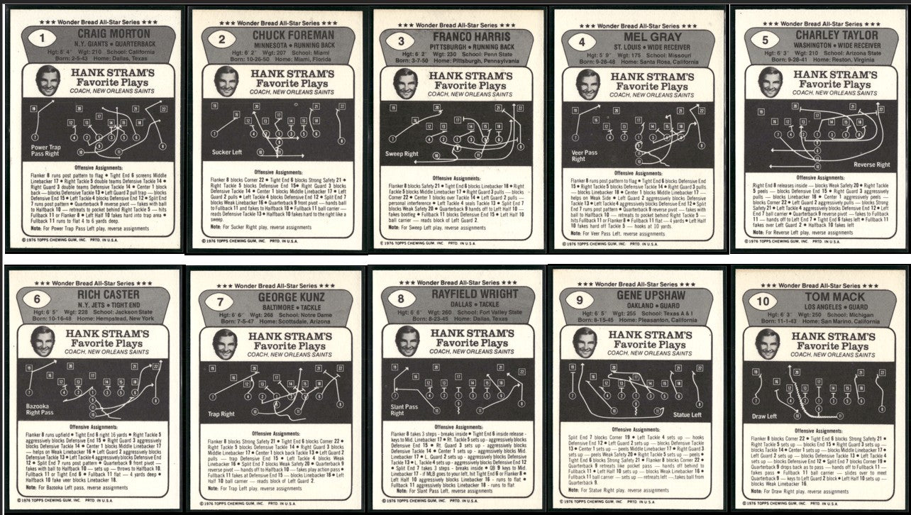 1976 Wonder Bread COMPLETE SET 24/24 Cards (EX-NM)