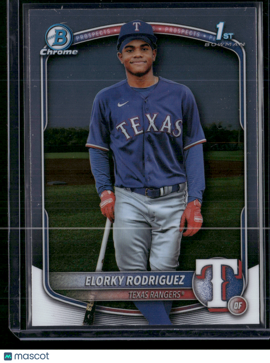 2025 Bowman Chrome ELORKY RODRIGUEZ #BCP-186 Chrome 1st Bowman