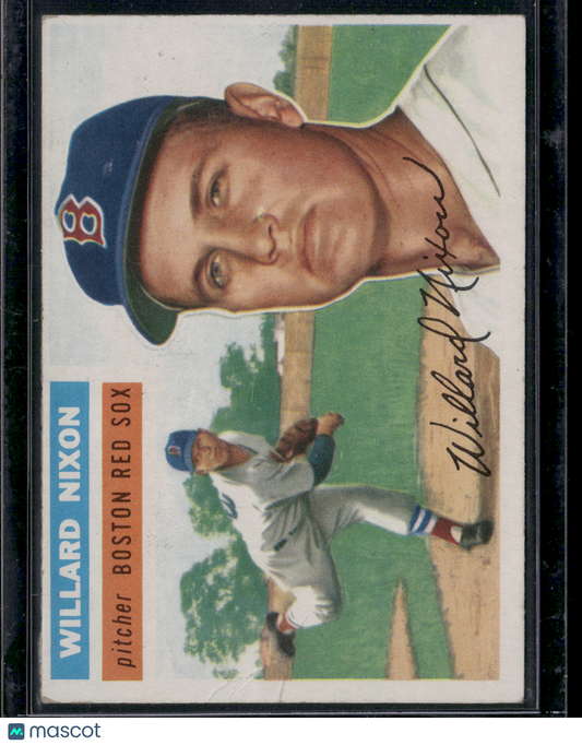 1956 Topps WILLARD NIXON #122 Light Wrinkles