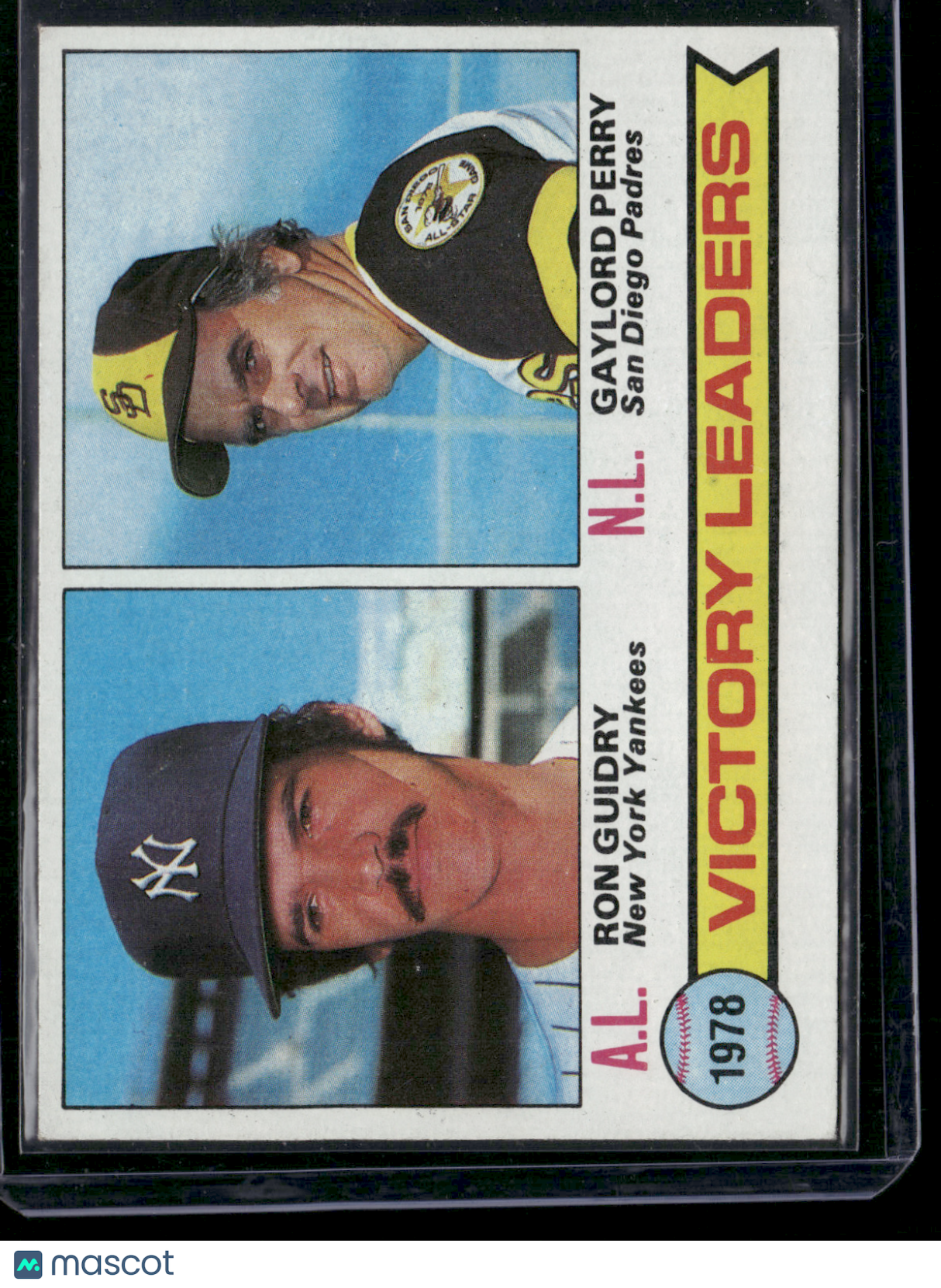1979 Topps RON GUIDRY/GAYLORD PERRY #5 1978 Victory Leaders (VG-EX)
