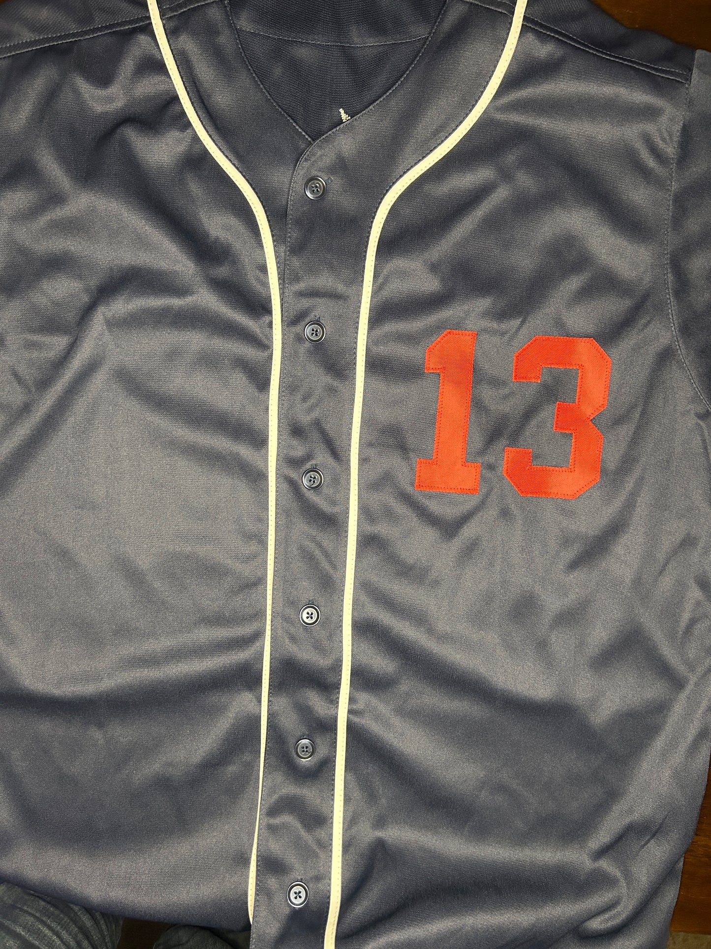 RONALD ACUNA JR Signed Jersey -JSA Authenticated -Custom Braves Dark Blue -AUTO