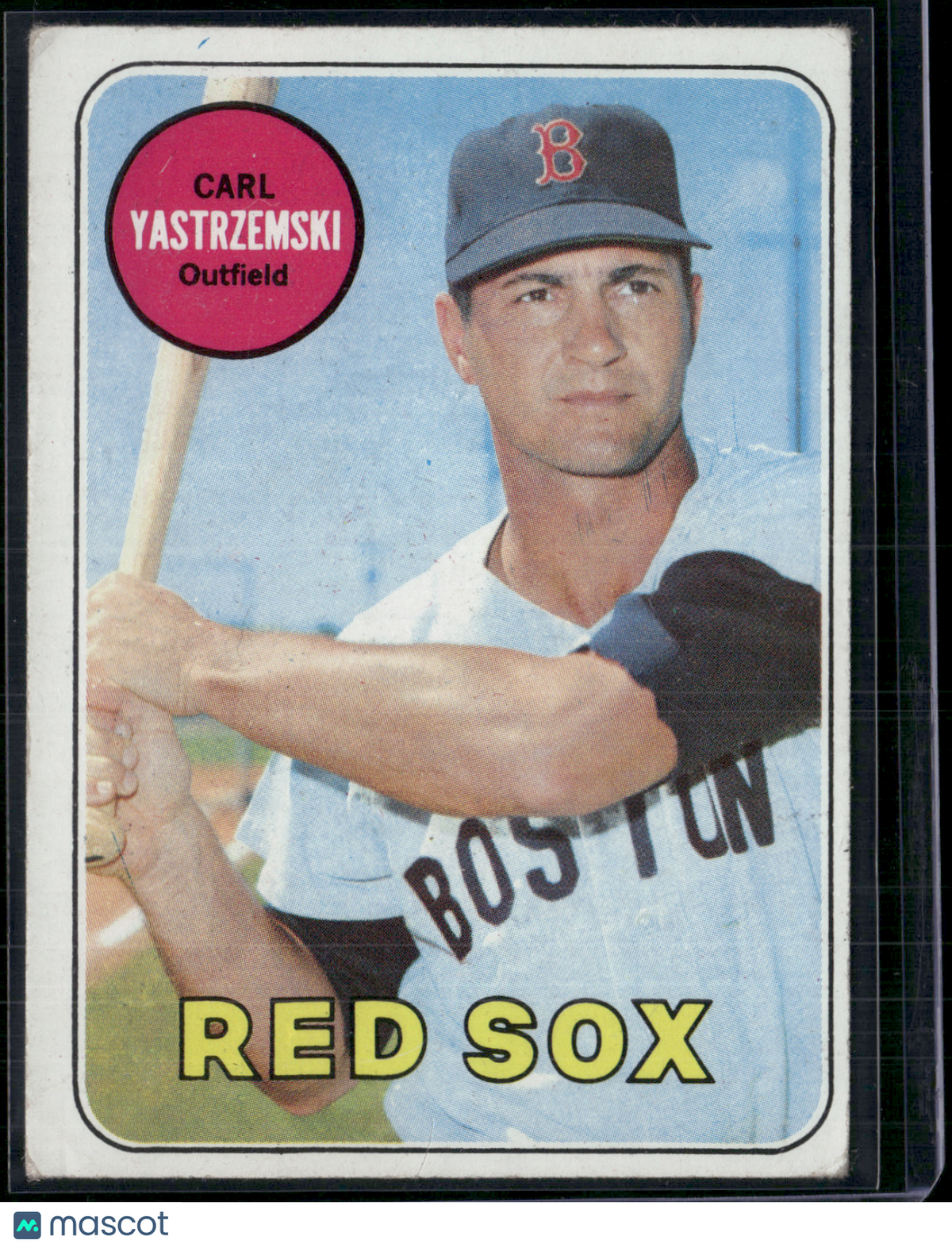 1969 Topps CARL YASTRZEMSKI #130 Small Corner Crease (VG-VG/EX)