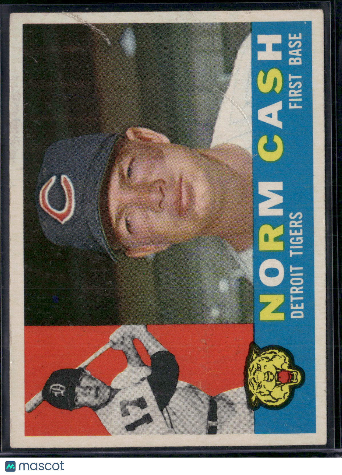 1960 Topps NORM CASH #488 Scratches (Good)