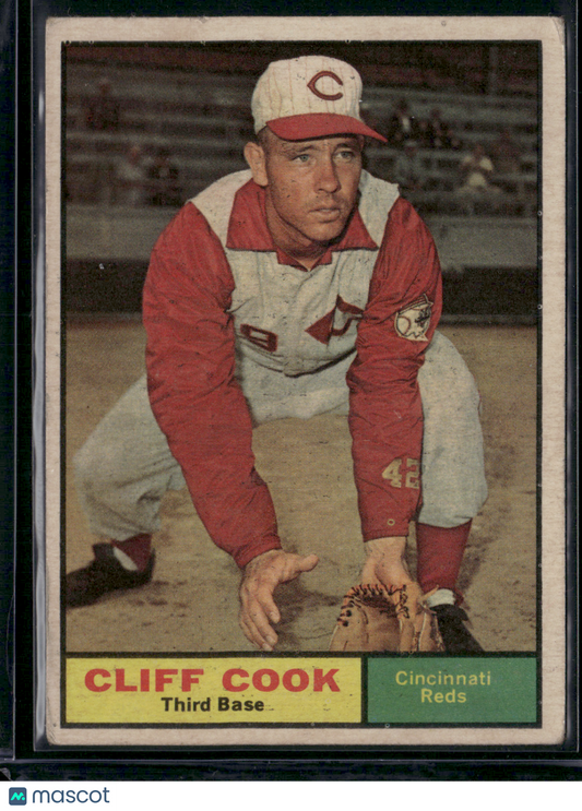 1961 Topps CLIFF COOK #399