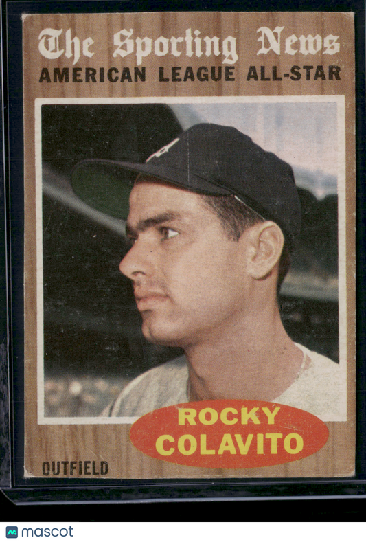 1962 Topps ROCKY COLAVITO #472 AL ALL STAR
