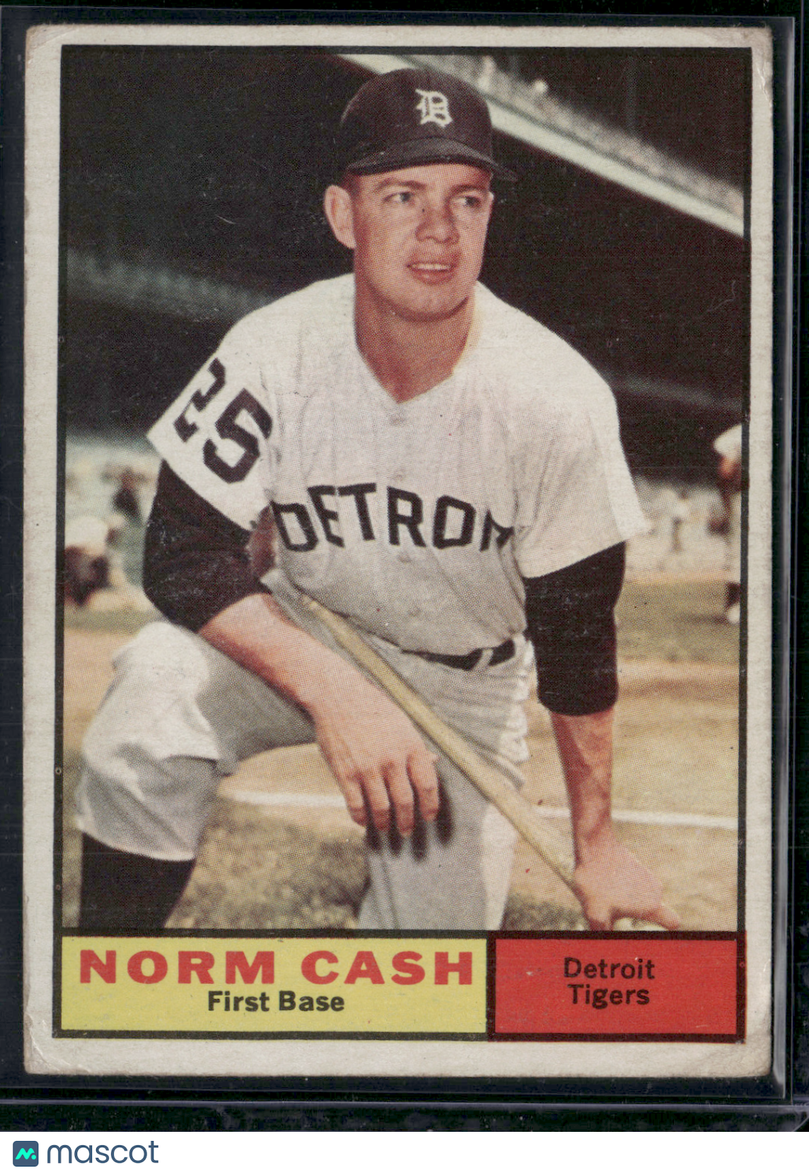 1961 Topps NORM CASH #95 (VG)